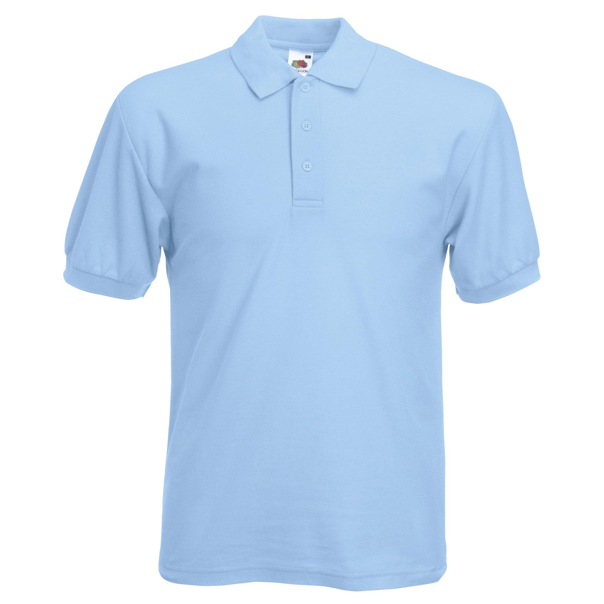 Image of Piqué Poloshirt, Kurzarm Herren Himmelblau XL