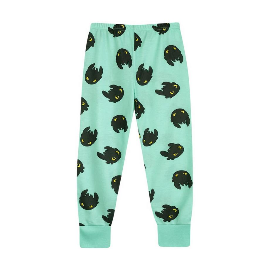 DRAGONS  Set Pigiama Lungo Toothless Manica Lunga 