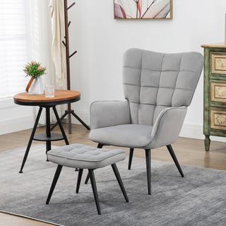 HOMCOM Fauteuil à oreilles  