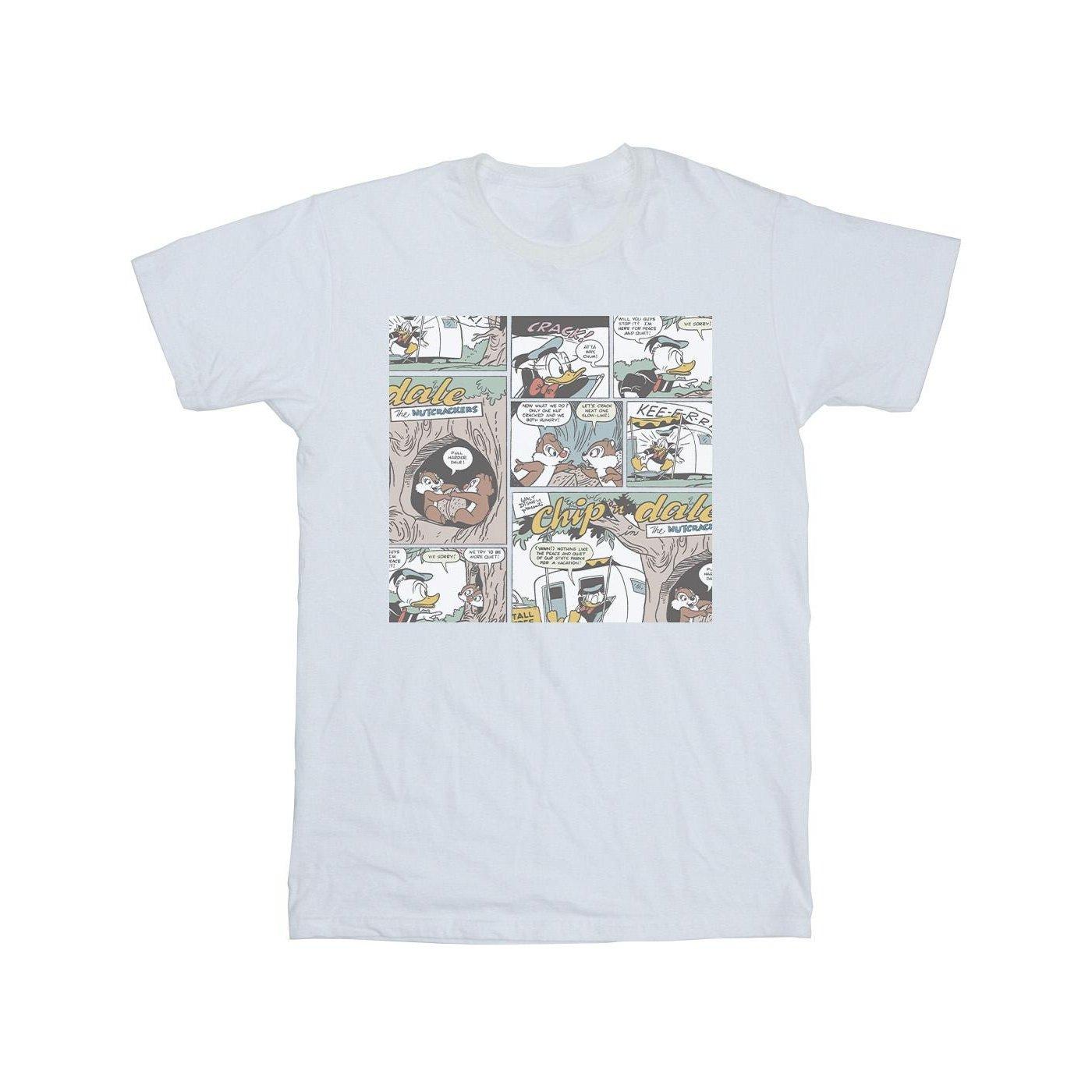 Image of Chip 'n Dale Comic Tshirt Unisex Weiss 104