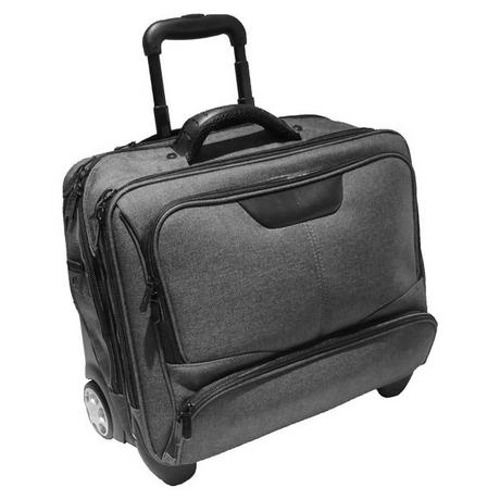 Dermata Lederwaren  Business Trolley Office Case aus Canvas 445 cm 