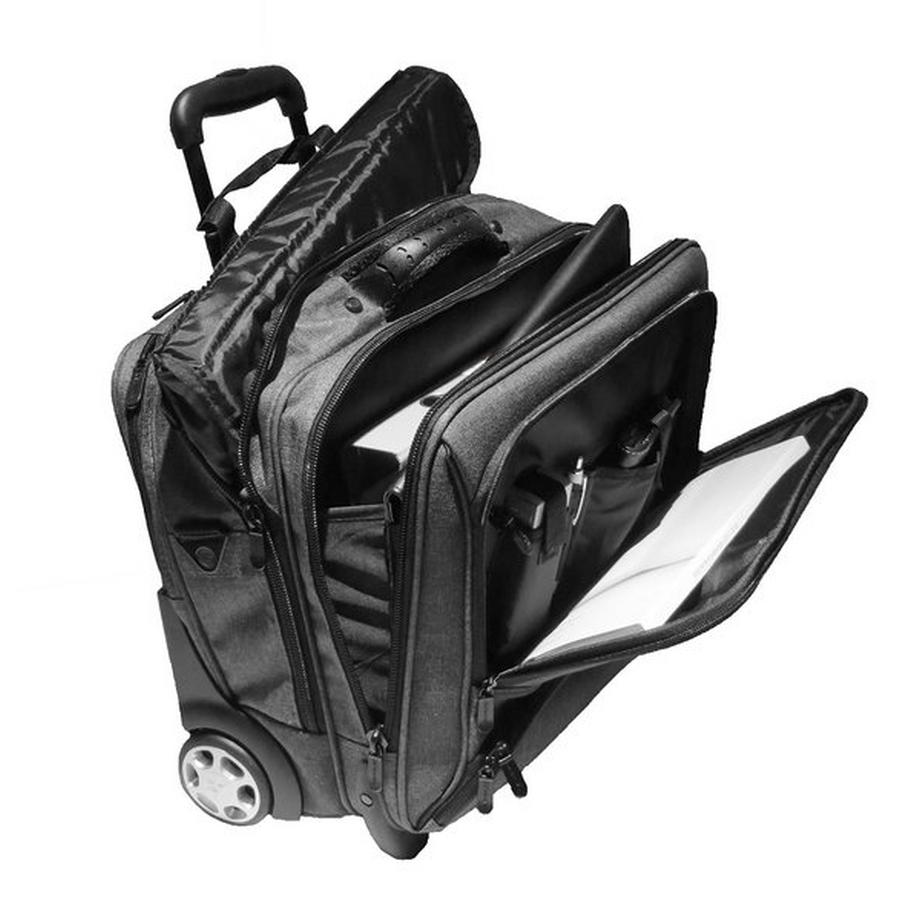 Dermata Lederwaren Business Trolley Office Case Toile 445 cm  