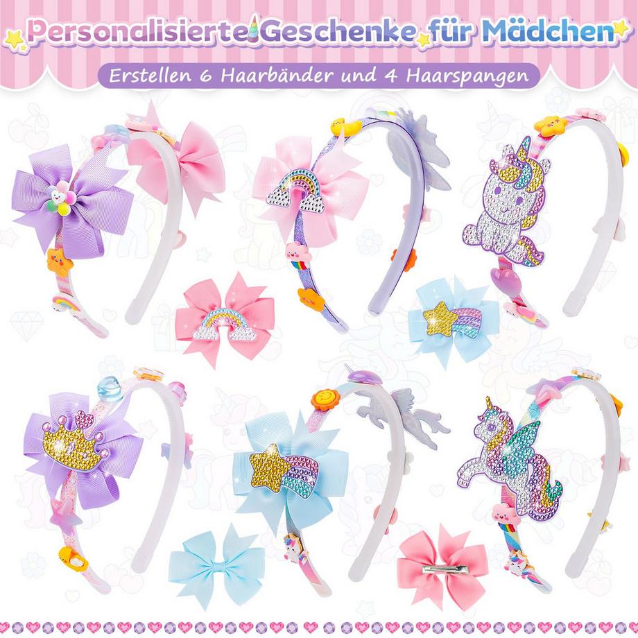 Activity-board  Haarband Diamant Malerei Kinder Handwerk 