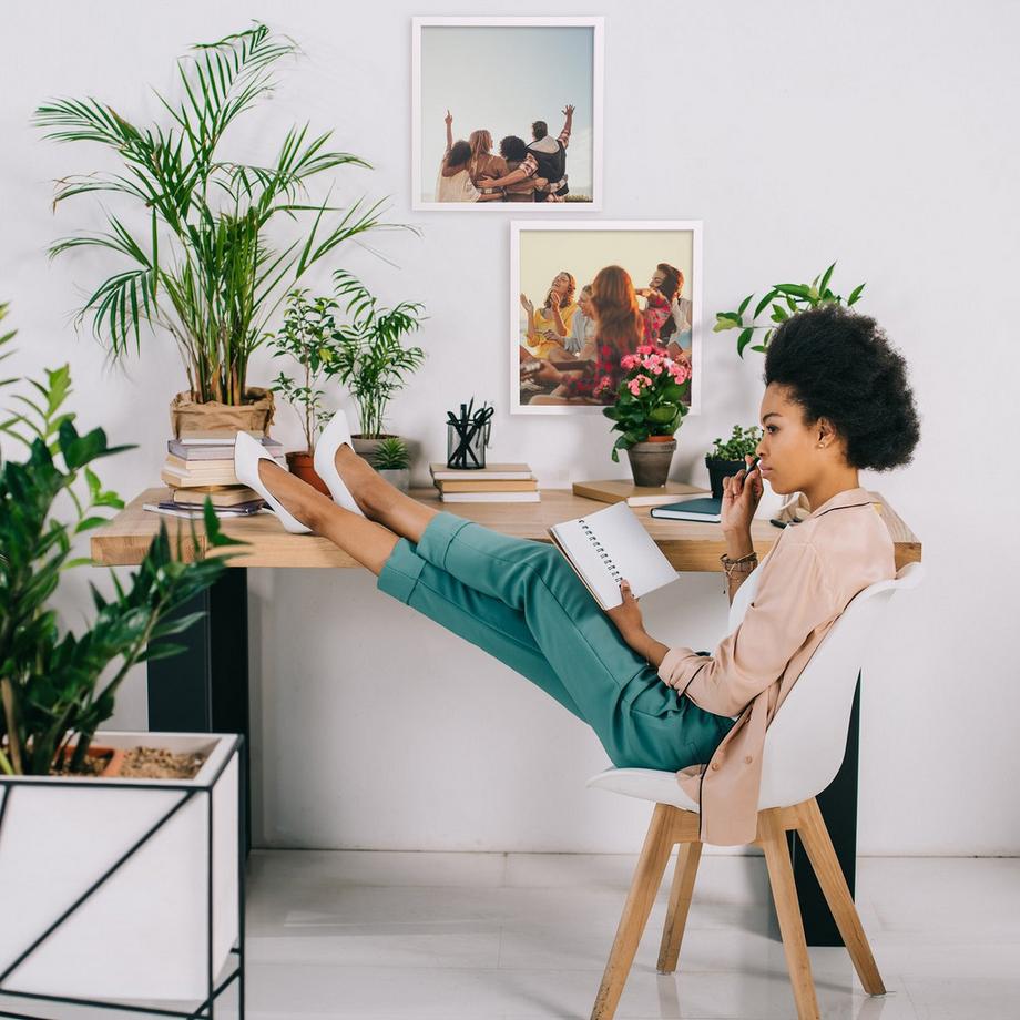 B2X Cadre photo 38,5 x 38,5 cm Lot de 2  