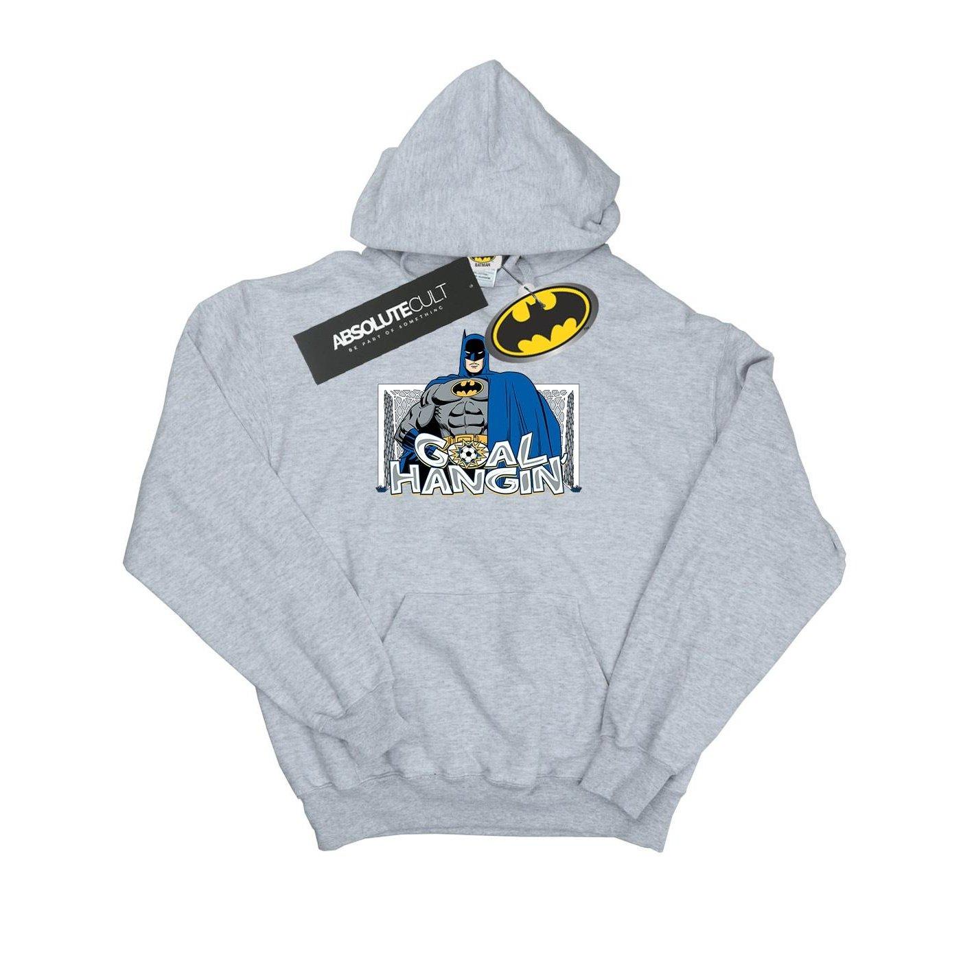 Image of Batman Football Goal Hangin' Kapuzenpullover Herren Grau 3XL