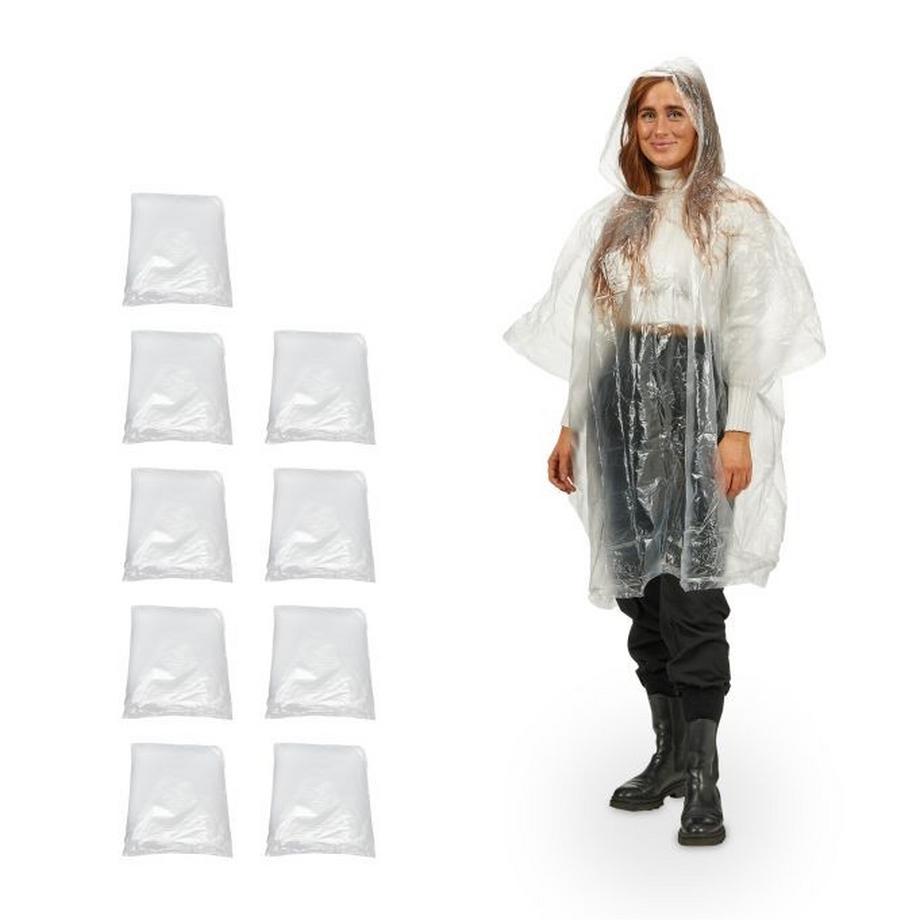 Northix  Einweg-Poncho 10er Set 