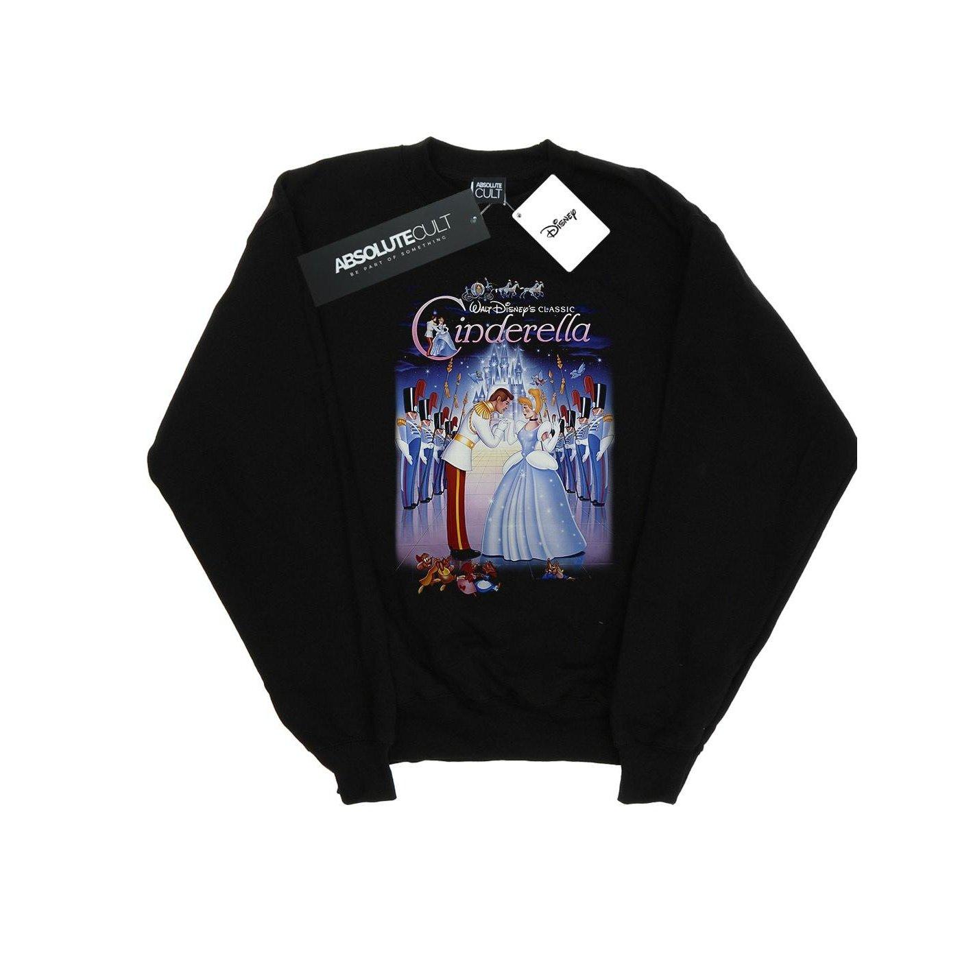 Image of Cinderella Collage Poster Sweatshirt Unisex Schwarz 116