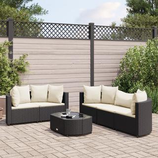 VidaXL Gartensofagarnitur poly-rattan  