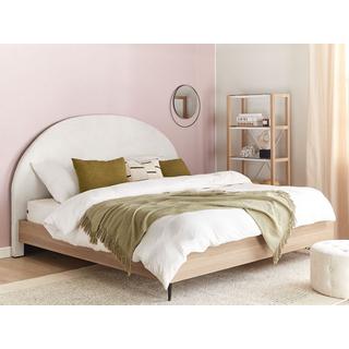 Beliani Bett mit Lattenrost aus Polyester Modern MILLAY  