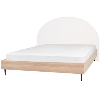 Beliani Bett mit Lattenrost aus Polyester Modern MILLAY  