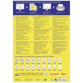 Avery-Zweckform AVERY ZWECKFORM Etiketten 70x36mm, 5280 Stk.  