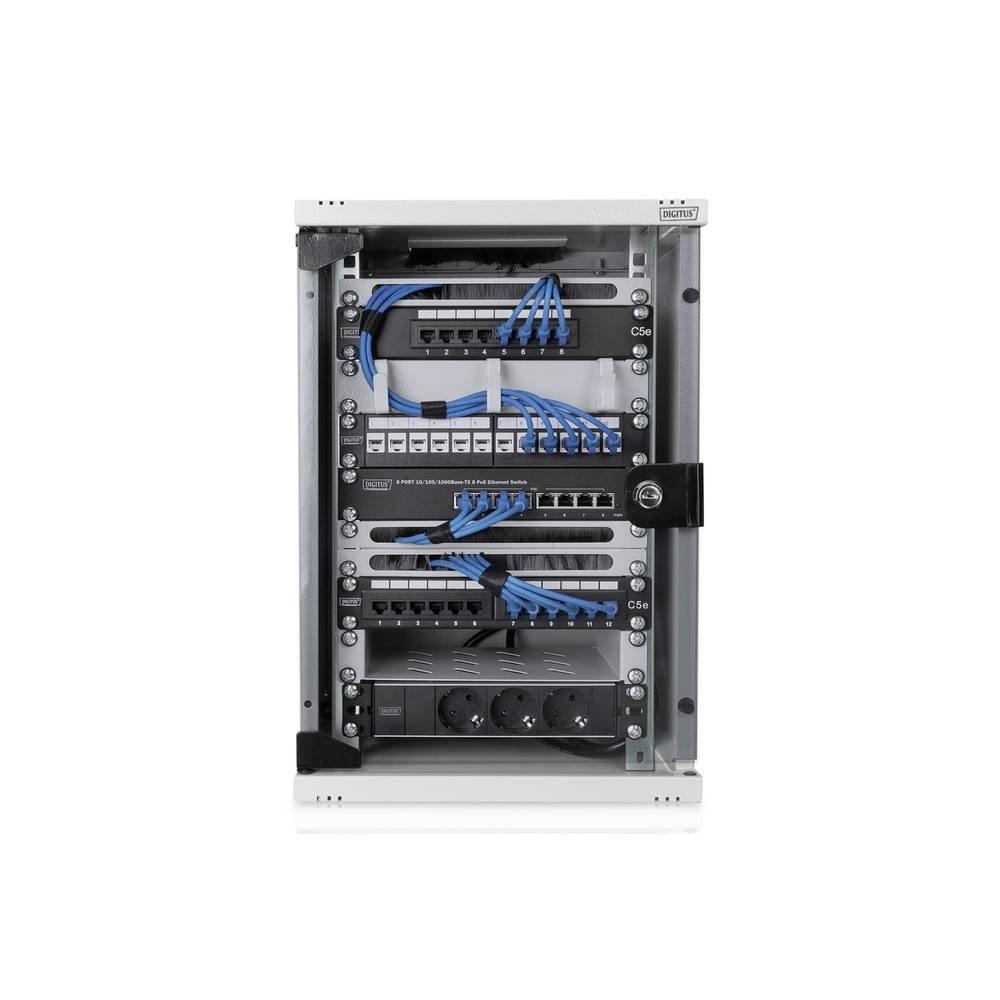 Digitus  Armadio rack da parete 10 9 U Grigio (RAL 7035) 