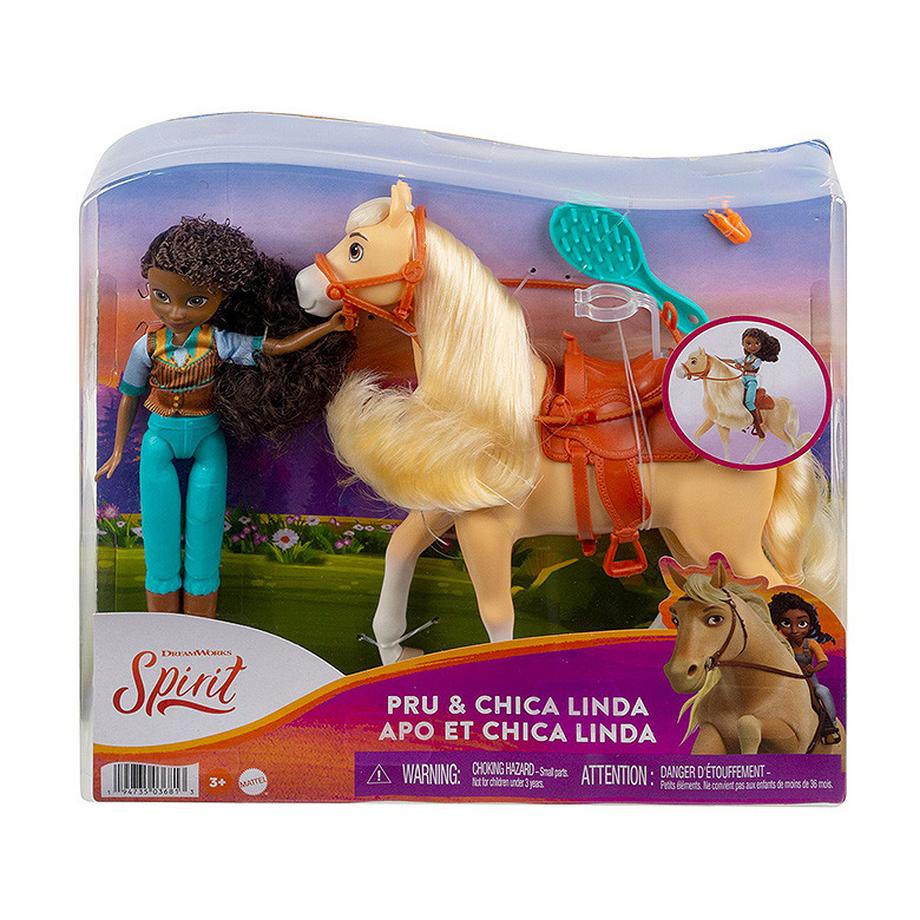 Mattel  Spirit Pru & Pferd Chica Linda 