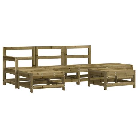 VidaXL set salotto da giardino Legno di pino impregnato  