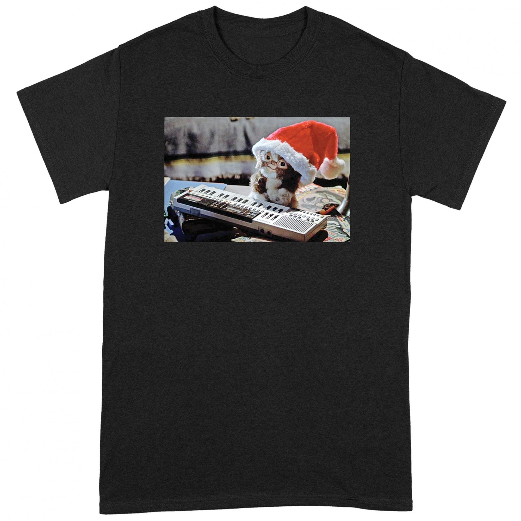 Image of Tshirt Weihnachtliches Design Herren Schwarz XL