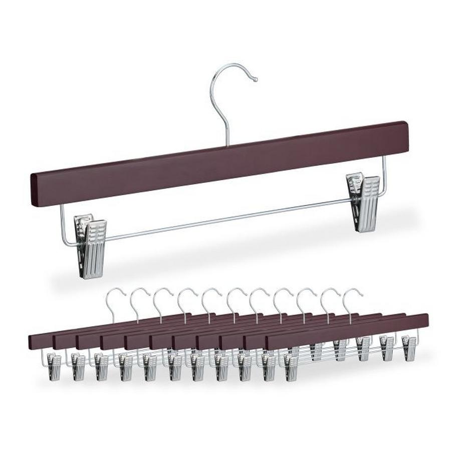 B2X Set mit 12 Holzbügeln  