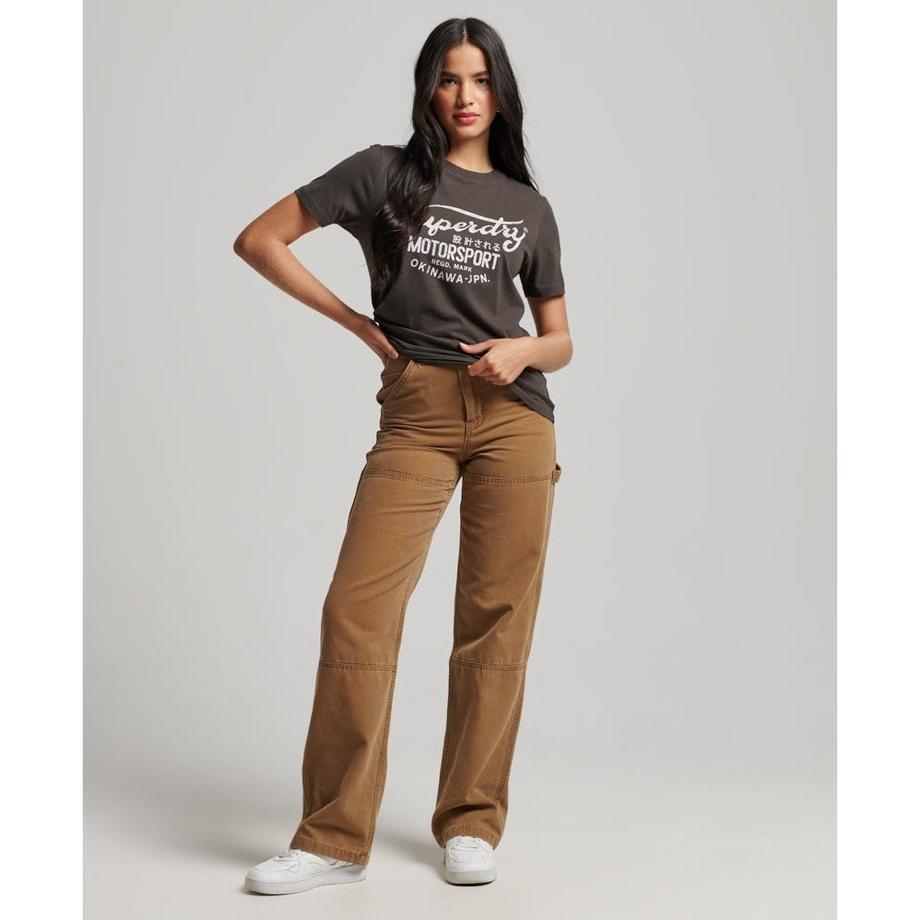 Superdry Boho Biker Script Grafik T-Shirt  