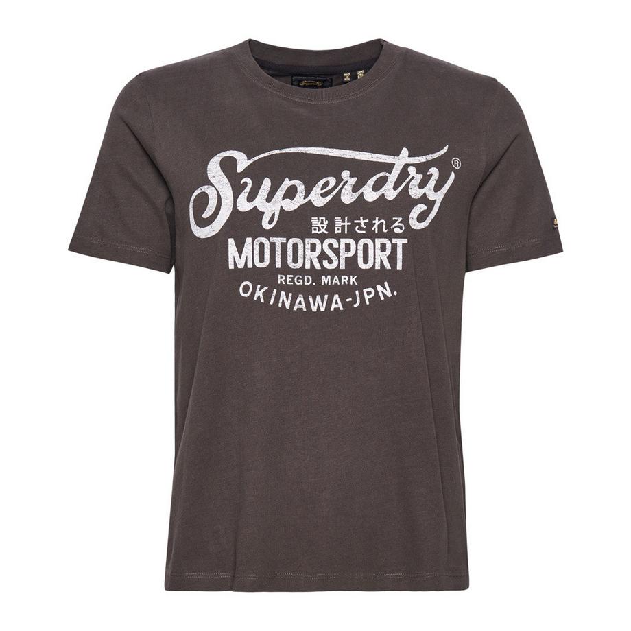 Superdry Boho Biker Script Grafik T-Shirt  