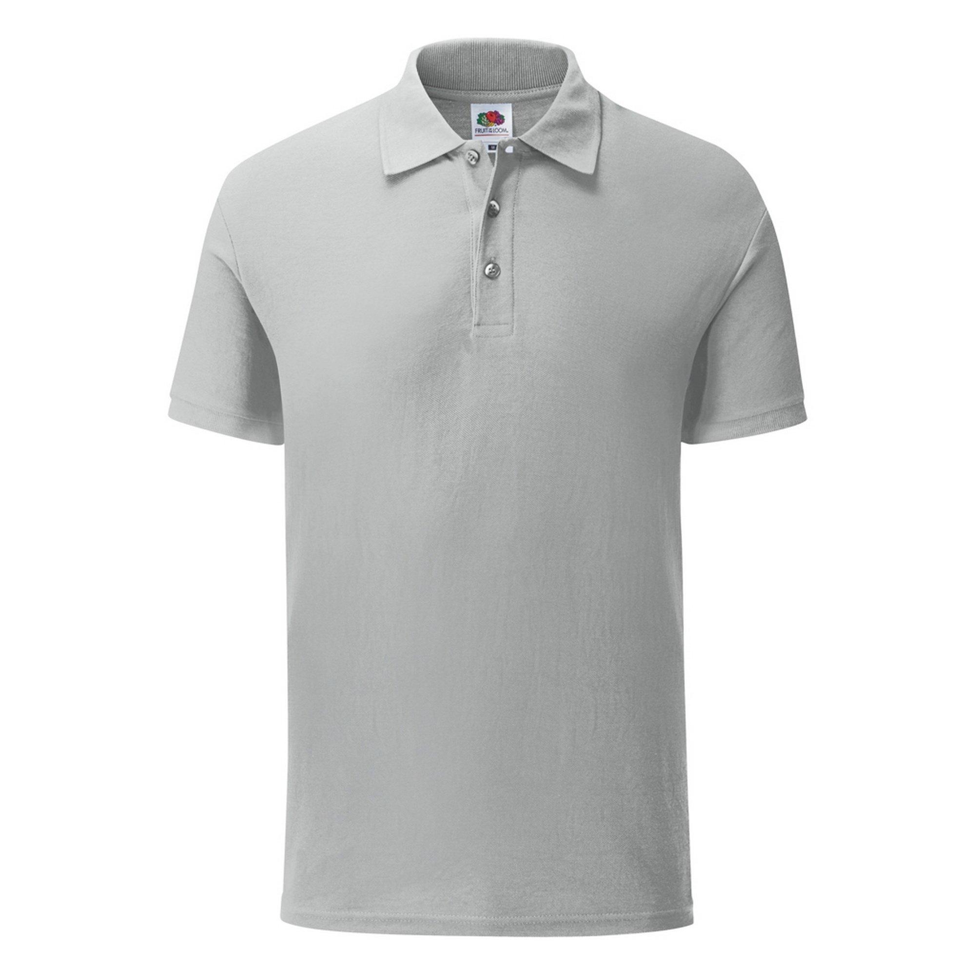 Image of Iconic Pique Polo Shirt Herren Grau 3XL