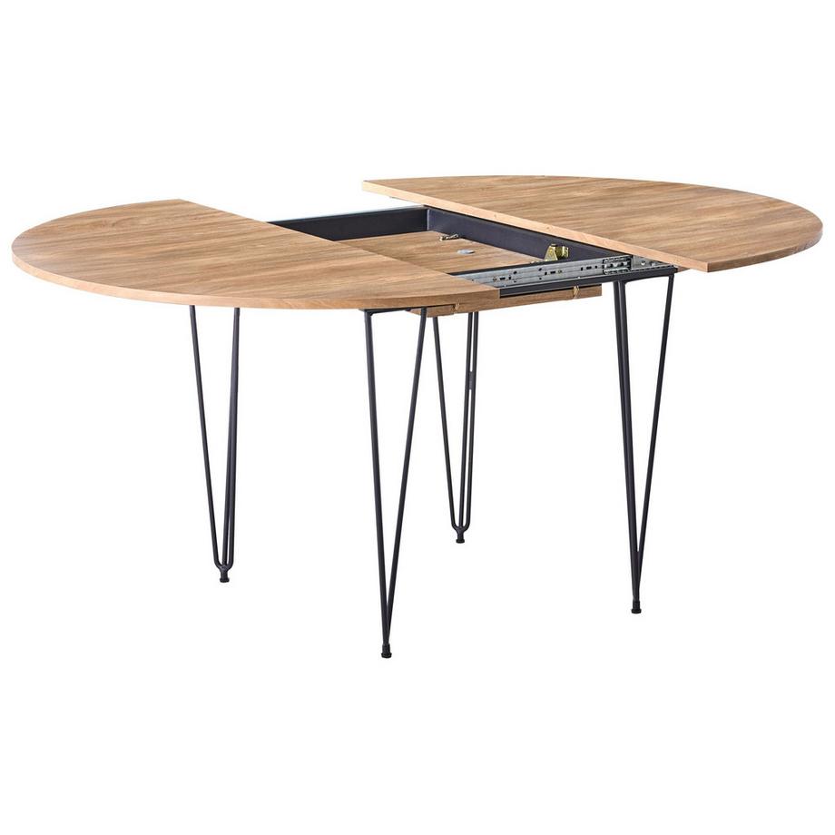 Beliani Table de salle à manger extensible en MDF Moderne LOUISE  