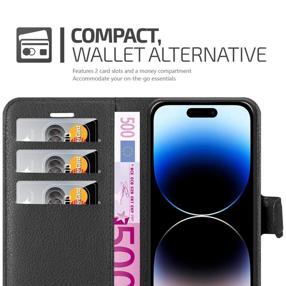 Cadorabo  Hülle für Apple iPhone 14 PRO MAX Standfunktion, Kartenfach 