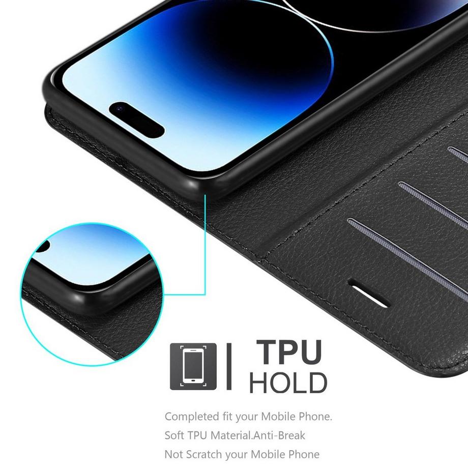 Cadorabo  Hülle für Apple iPhone 14 PRO MAX Standfunktion, Kartenfach 