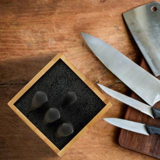 Northix Ceppo portacoltelli in bambù senza coltelli  