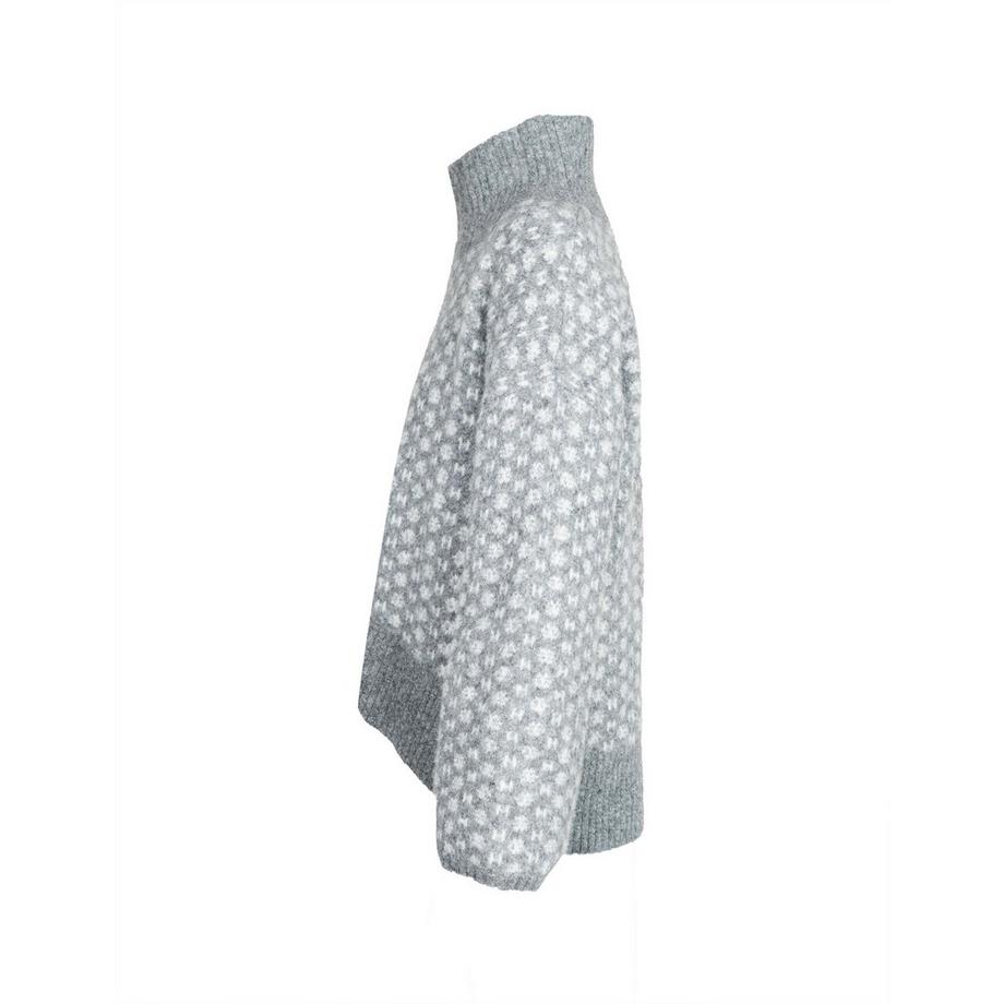 Hést LOGO Sweater Col Roulé Oversize  