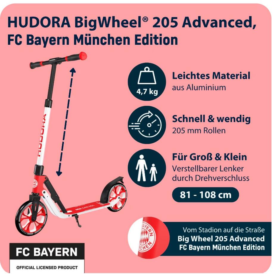 HUDORA  BigWheel® 205 Advanced, FCBM 