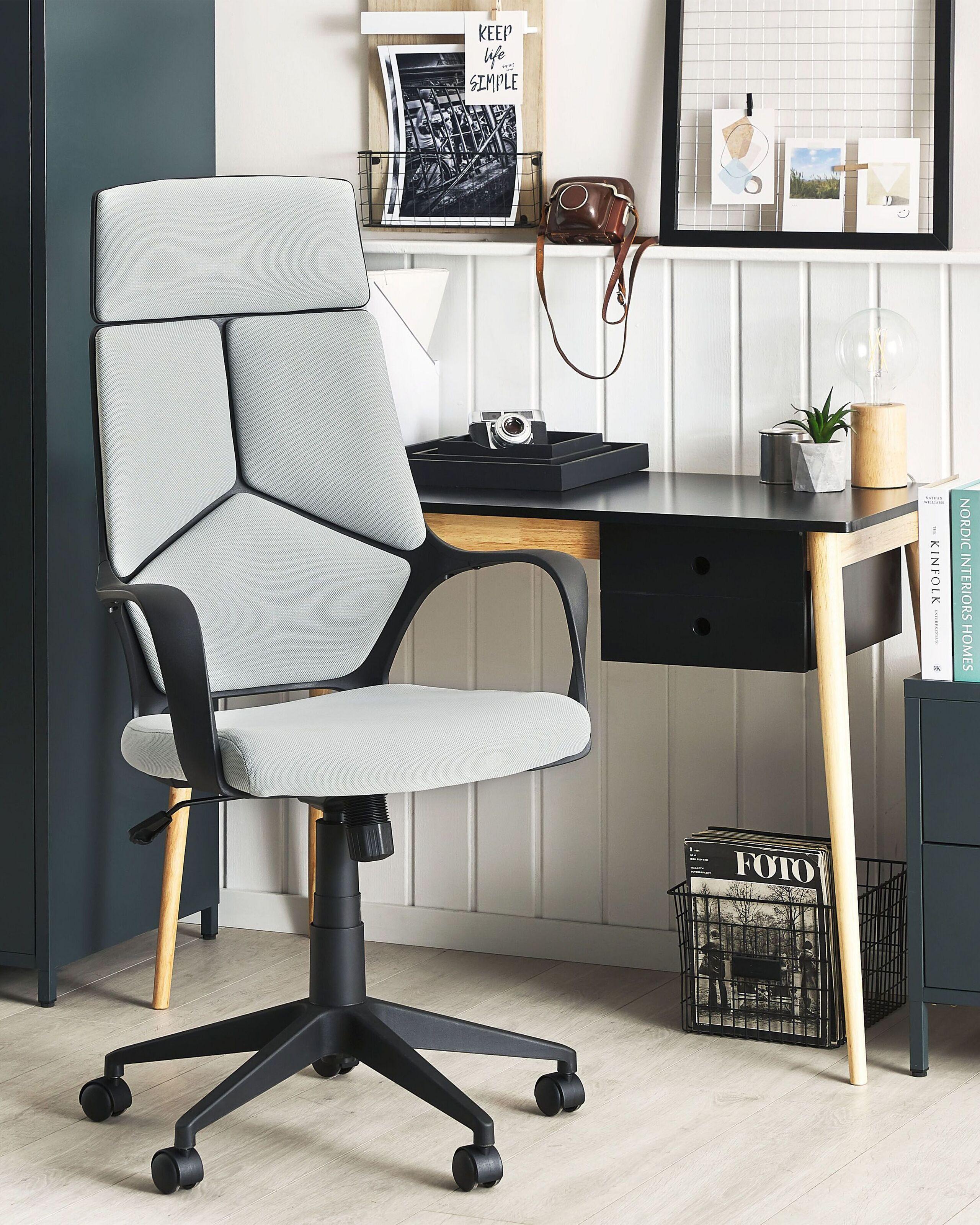 Beliani Chaise de bureau en Polyester Moderne DELIGHT  