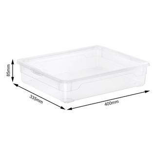 rotho Boîte de rangement CLEAR 9L - 40x33.5x8.5cm  