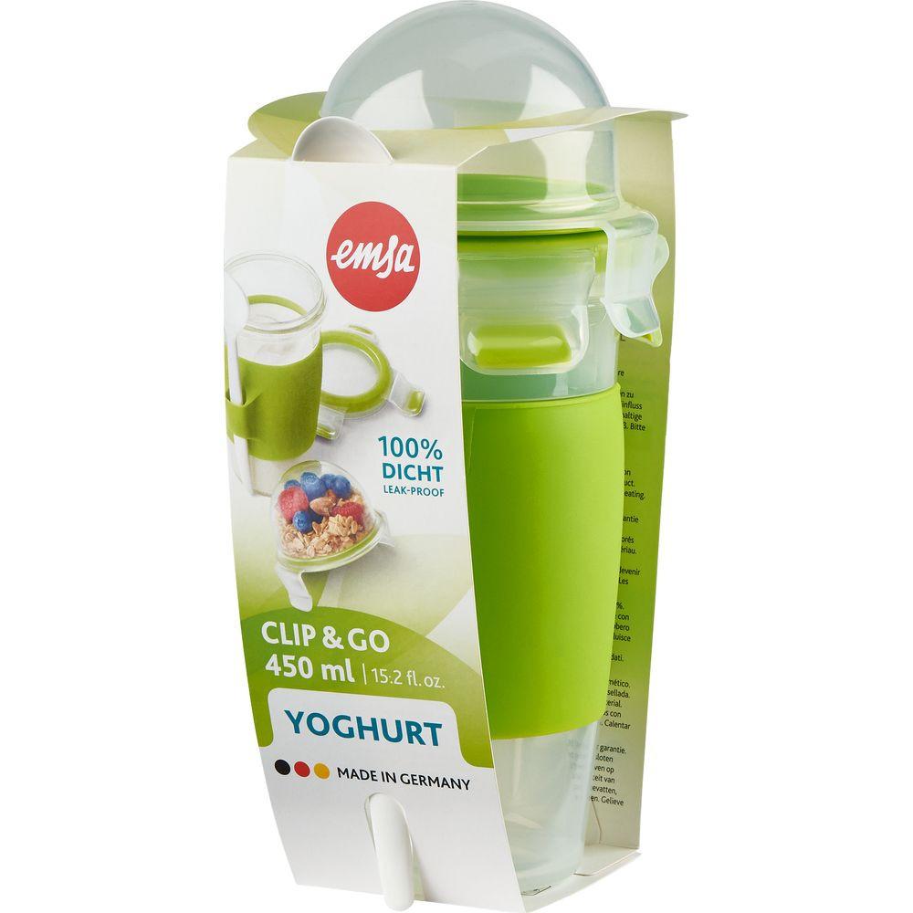 emsa  Yoghurtbehälter Clip & Go Grün 