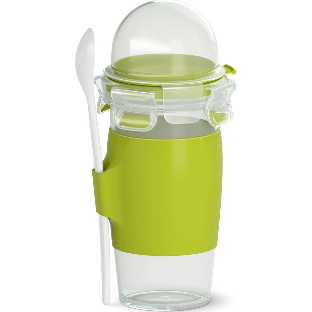 Image of Yoghurtbehälter Clip & Go Grün Unisex Transparent