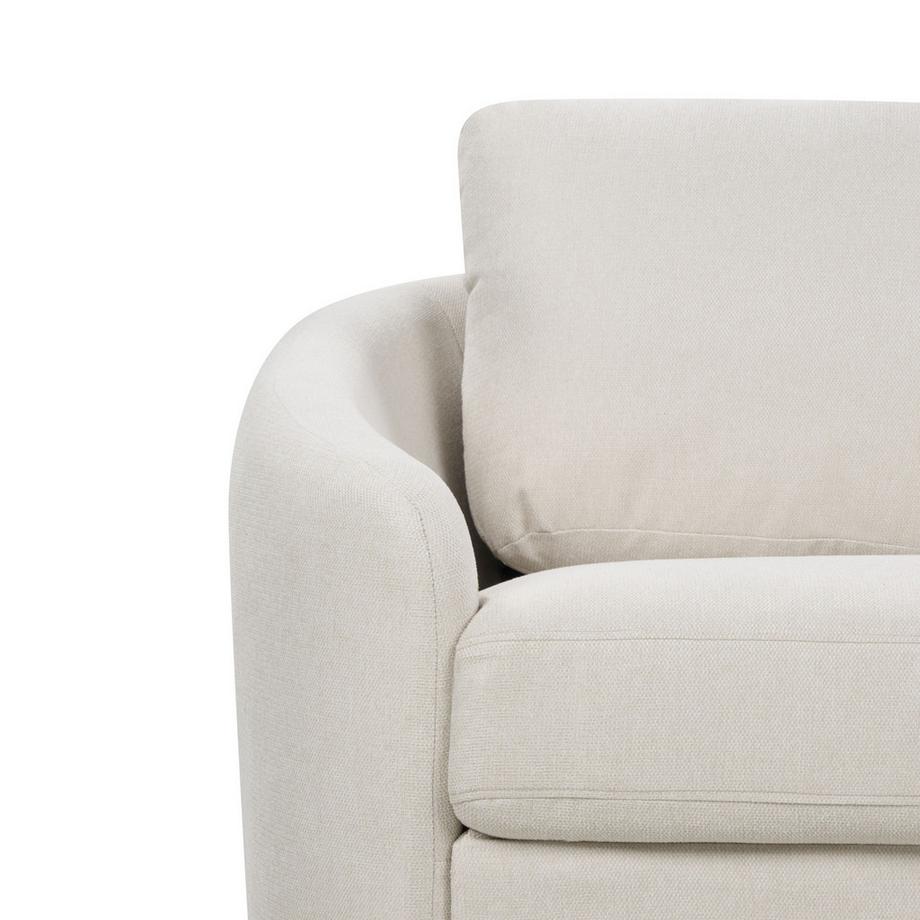 Beliani 2 Sitzer Sofa aus Stoff Minimalistisch TROSA  