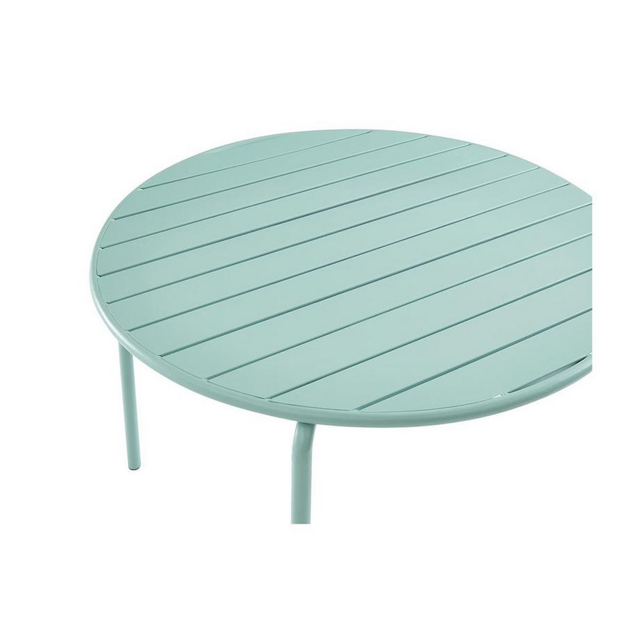 Vente-unique Gartentisch rund Metall Grün MIRMANDE  