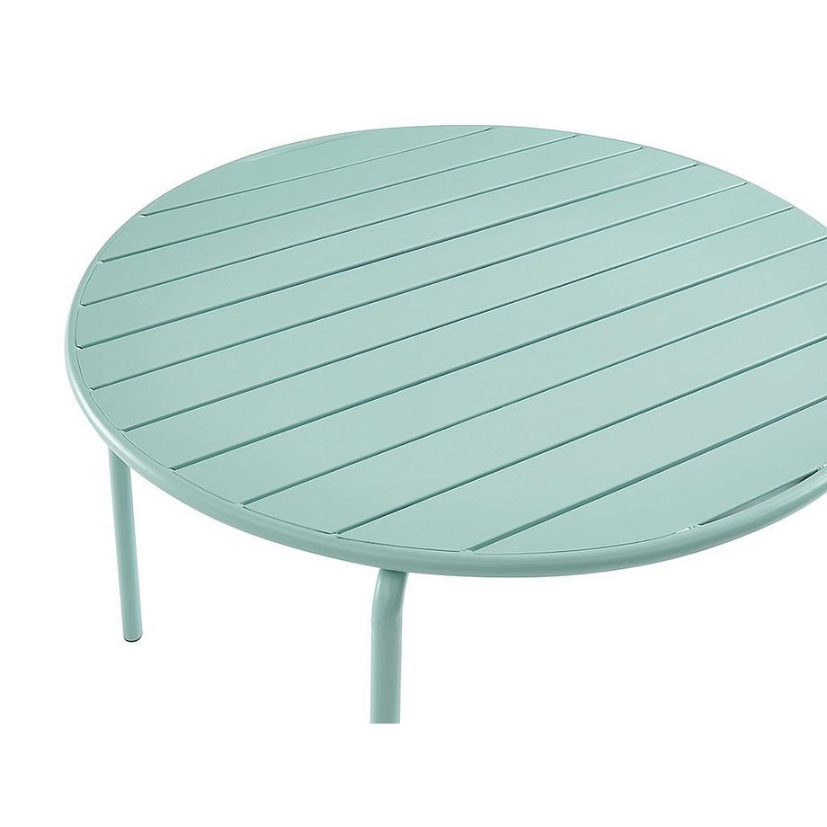 Vente-unique Gartentisch rund Metall Grün MIRMANDE  