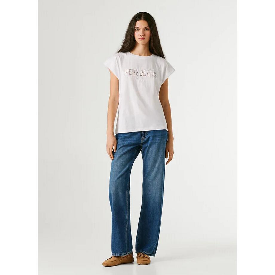 Pepe Jeans London T-shirt sans manches à logo  