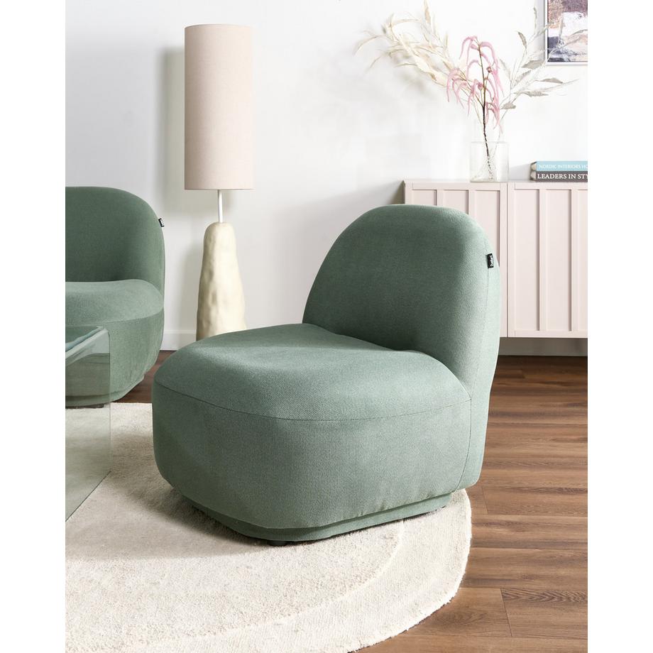 Beliani Sessel aus Stoff Minimalistisch LOVBERG  