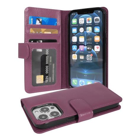 Cadorabo  Housse compatible avec Apple iPhone 13 PRO - Coque de protection avec fermeture magnétique et 3 emplacements pour cartes 