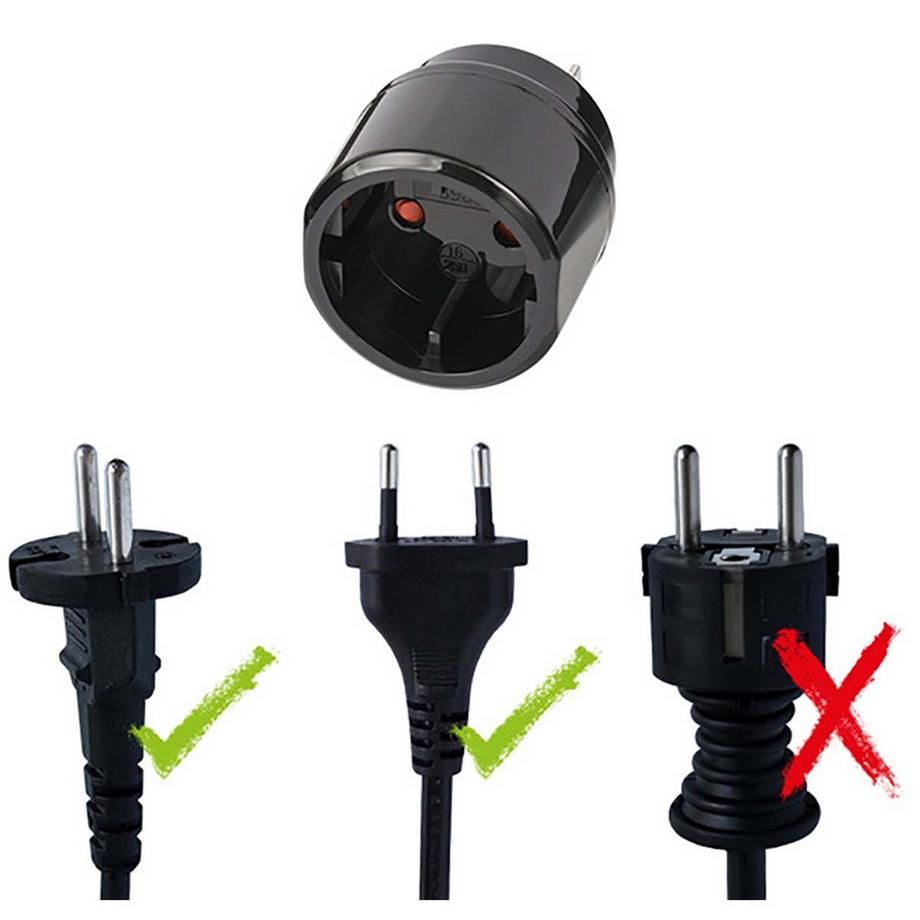 Nedis  Adaptateur de voyage pour : USA, Japon et Euro 