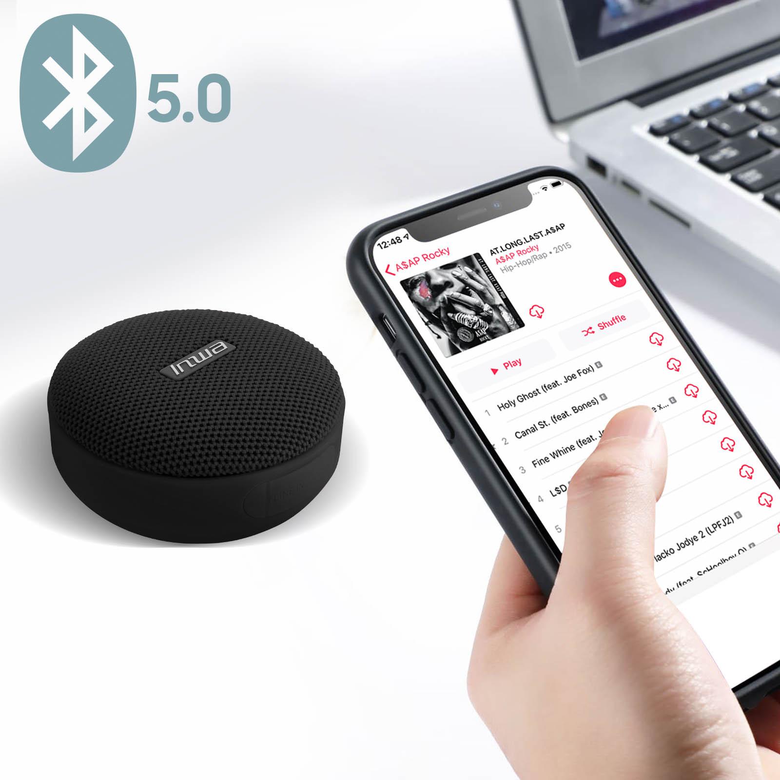 Avizar  Bluetooth-Fahrradlautsprecher Schwarz 