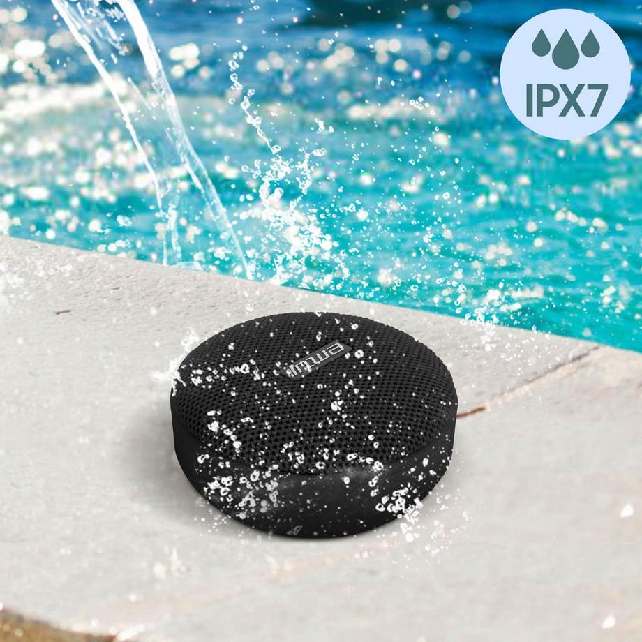 Avizar  Haut-parleur Bluetooth Vélo Étanche Noir 