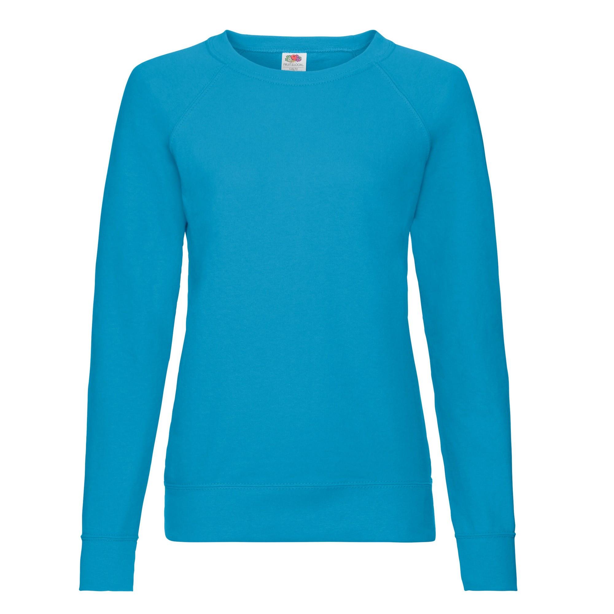 Image of Sweatshirt Leicht Raglanärmel Damen Blau 36