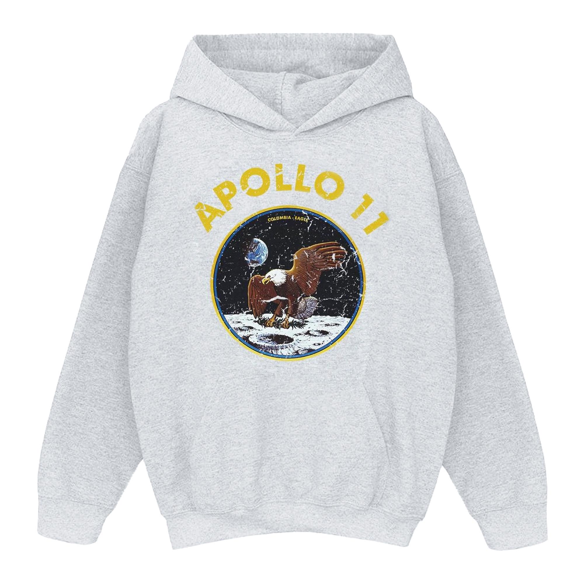 Image of Classic Apollo 11 Kapuzenpullover Jungen Grau 140/146