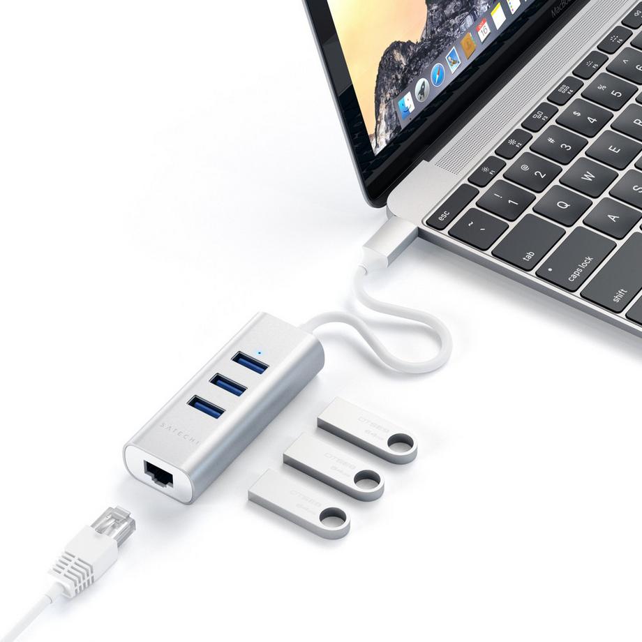SATECHI  Aluminium USB-C Hub 