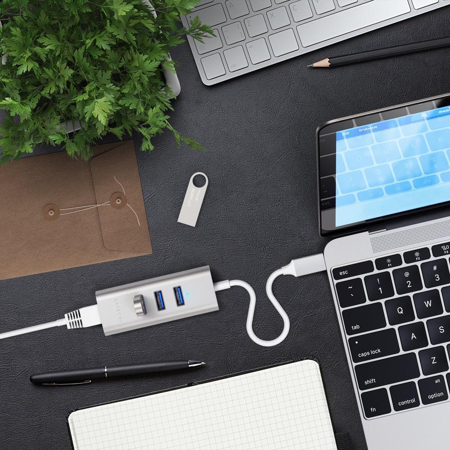 SATECHI  Aluminium USB-C Hub 