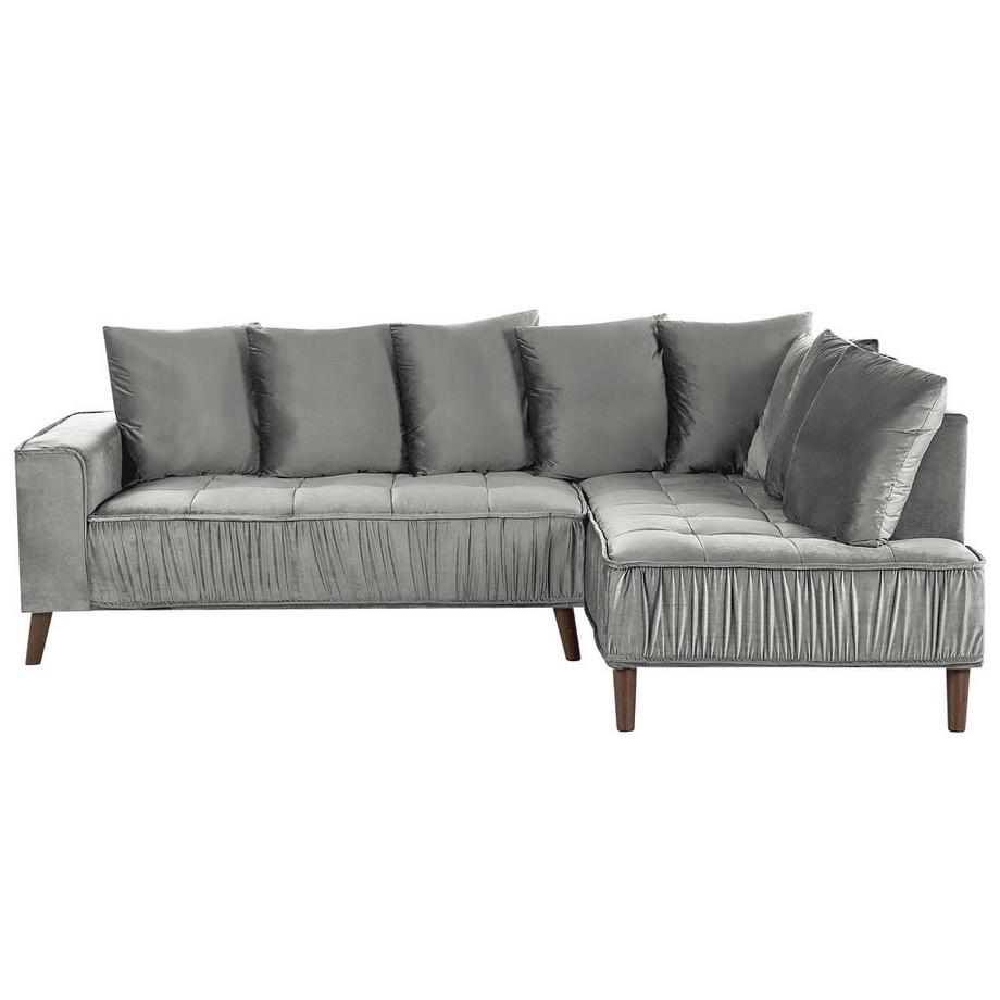 Ecksofa aus Samtstoff  GRENA