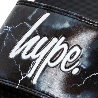 hype  Badesandale Smokey Storm Outline, Schrift 