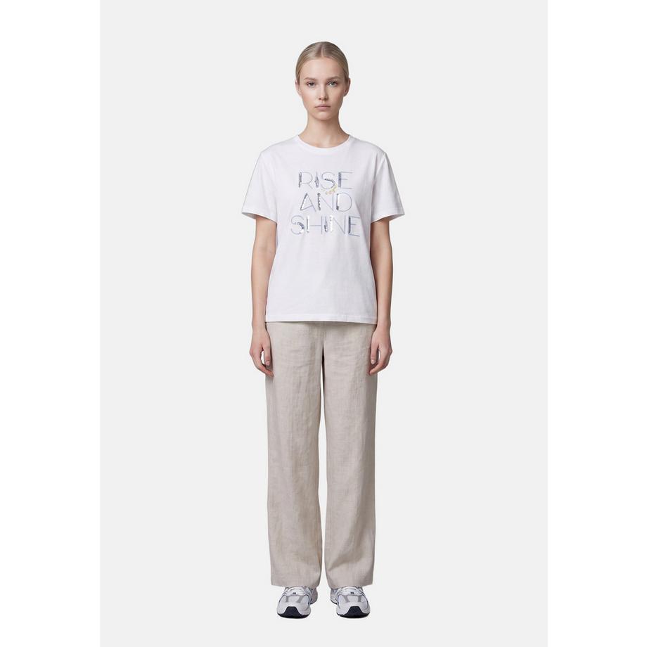 Chiara Ferretti Rise and Shine Grafikdruck T-Shirt  
