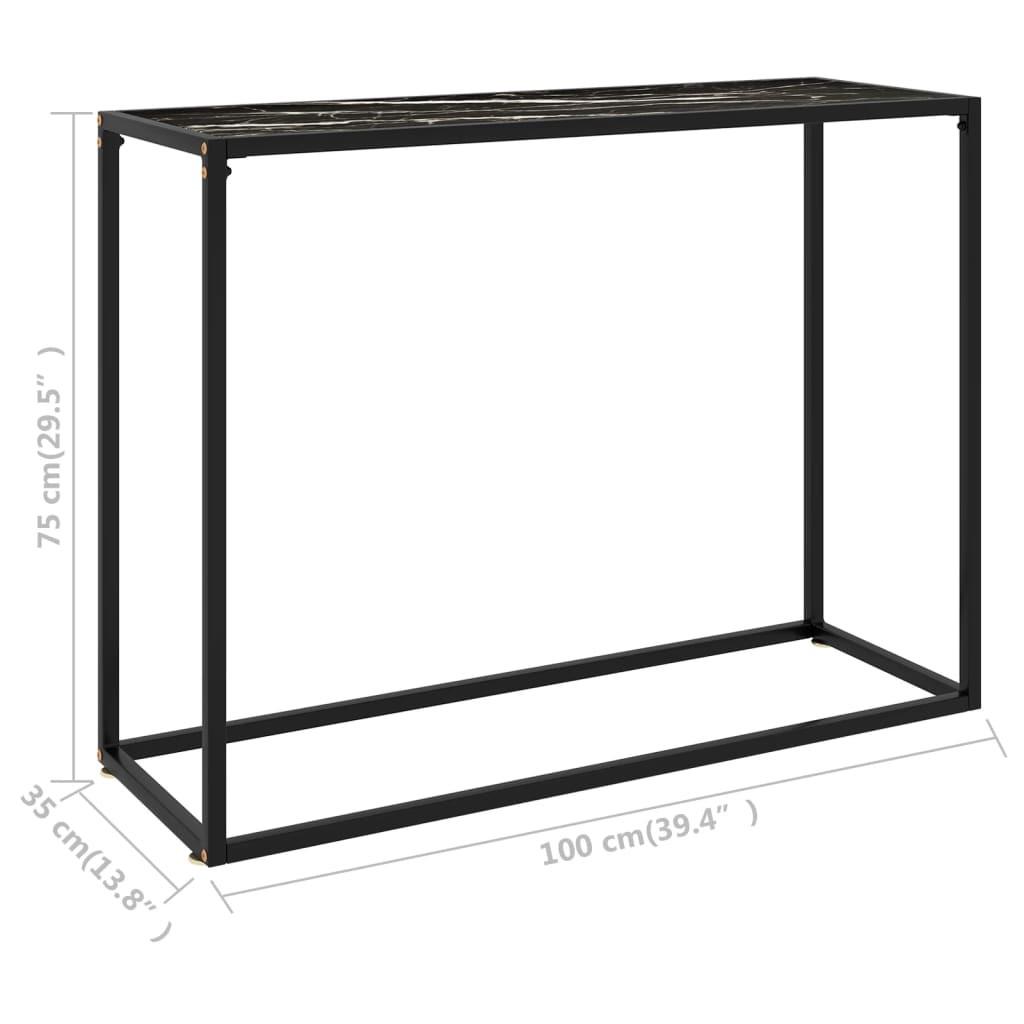 VidaXL Table console verre  